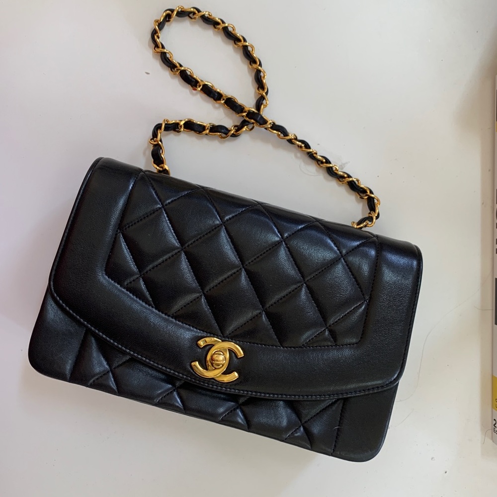 ❌SOLD❌ Chanel Diana Flap- Small Lambskin